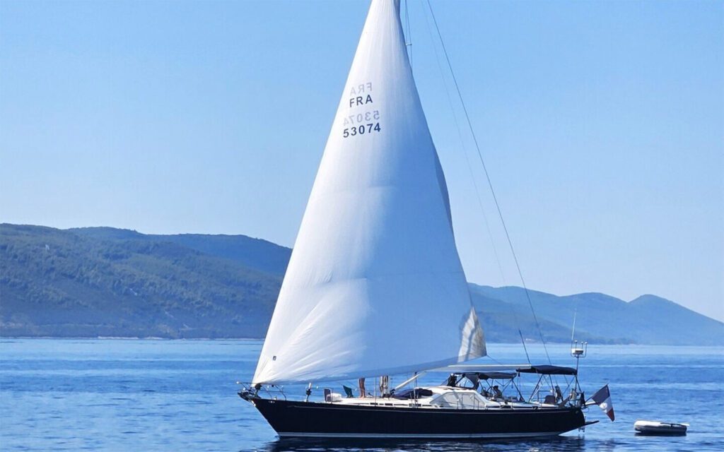 a sailboat on the water
